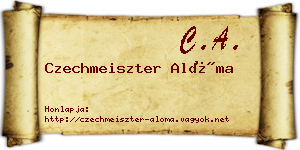 Czechmeiszter Alóma névjegykártya